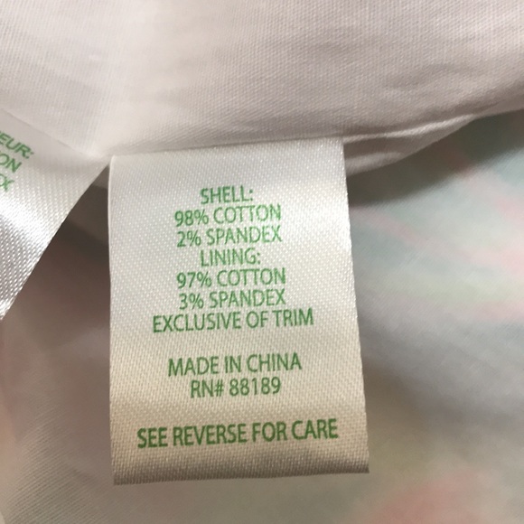 Lilly Pulitzer Mila Hot On The Scene Lilly Lace Detail Stretch Shift Dress 00 - Picture 10 of 13